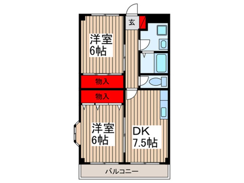 間取図 カサ・デ・イケダ　アスール