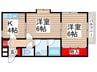 αＮＥＸＴ南流山第２ 2Kの間取り