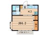 アリス日吉 1Kの間取り