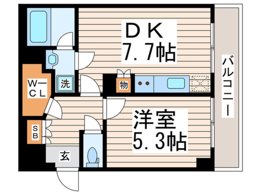 間取図 プレイ江古田