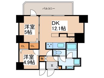 間取図 ＣＲＥＡＬｐｒｅｍｉｅｒ浅草橋