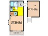 ハイツ夏栄 1Kの間取り