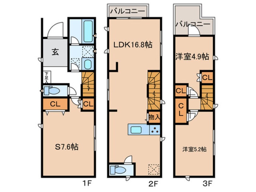 間取図 Kolet府中白糸台♯04