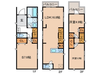 間取図 Kolet府中白糸台♯04