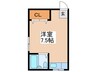 塩家アパート 1Rの間取り