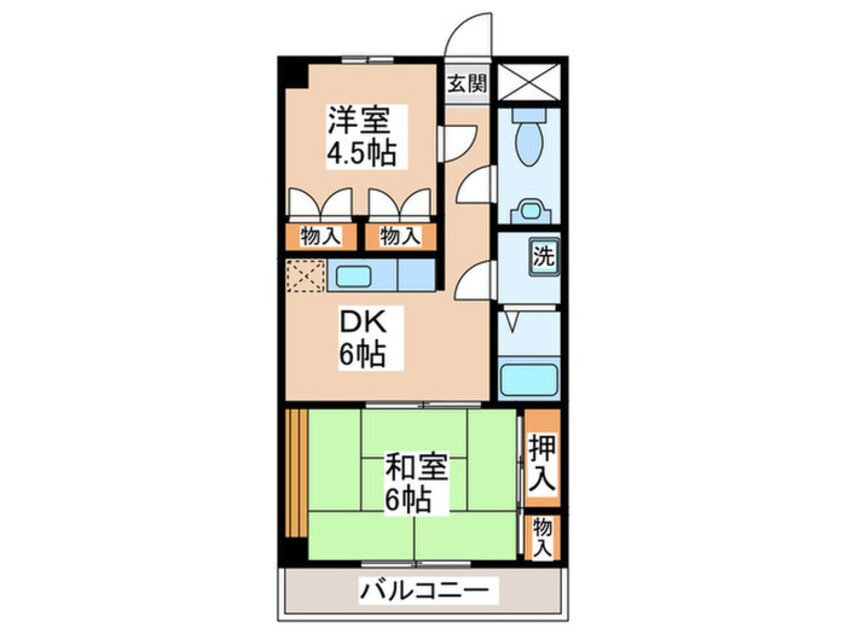 間取図 パ－ルプラザ