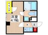 ＦＹＳビル 1Kの間取り