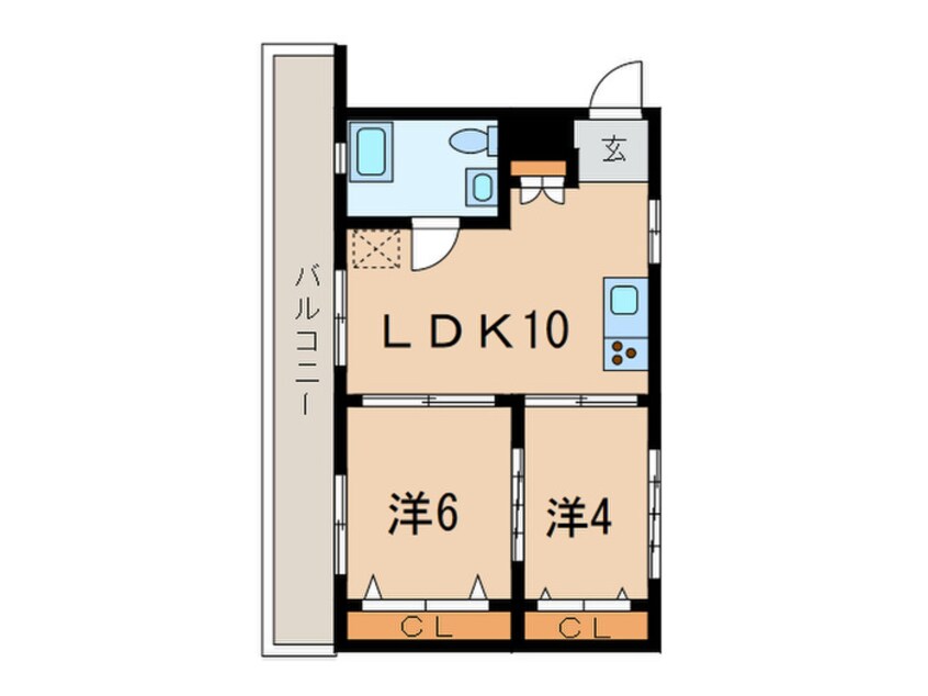 間取図 長谷川ビル（401）