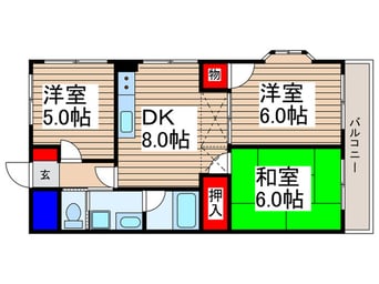 間取図 サンライズ御庵