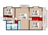 アプニ－ル東所沢 3LDKの間取り