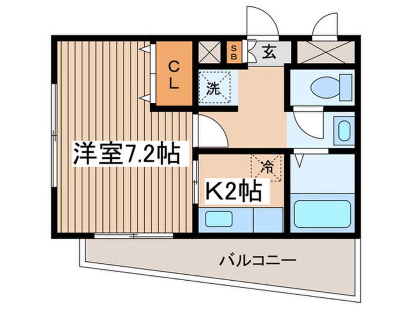 間取図 ルピナスコ－ト柴崎