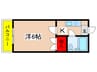 ア－クピア柿生 1Kの間取り