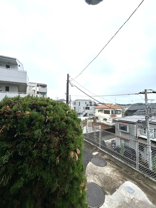 室内からの展望 ガ－デン山マンション