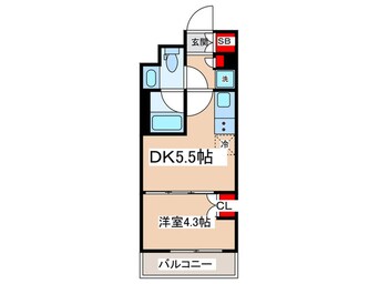 間取図 パークアクシス両国スクエア