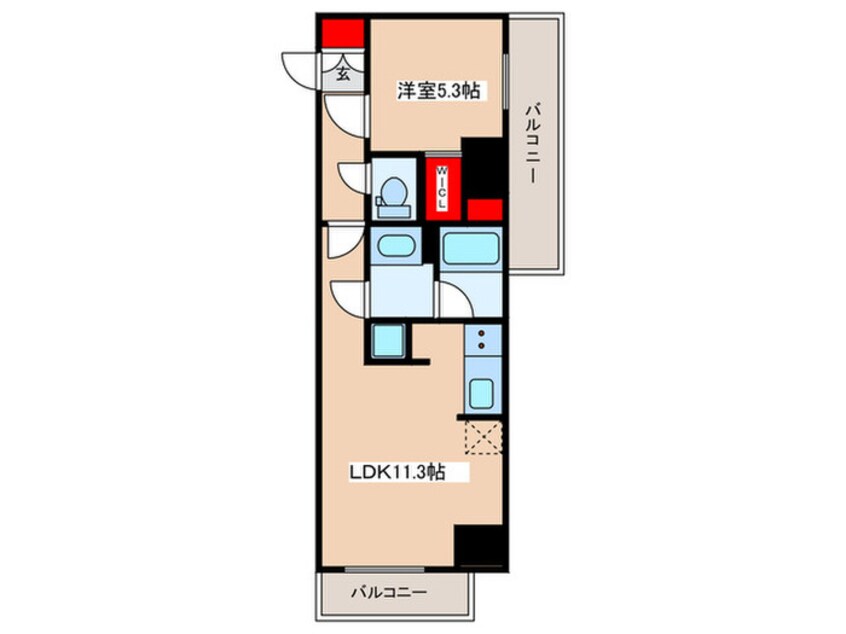 間取図 パークアクシス両国スクエア