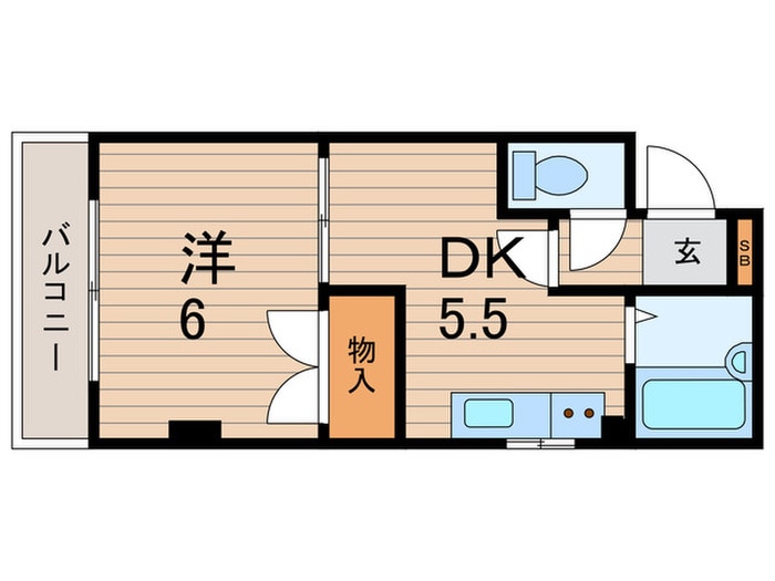 間取り図 クレイン田中