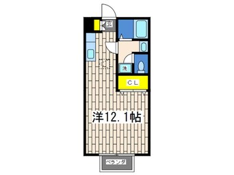 間取図 ベルグラン吉田Ｃ棟