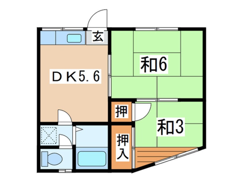 間取図 コ－ポマスコ