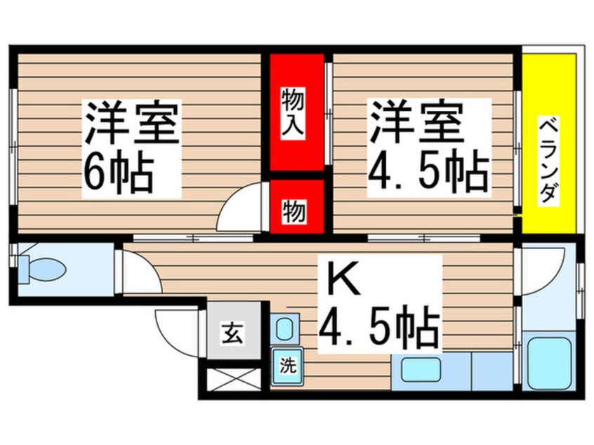 間取図 富士荘