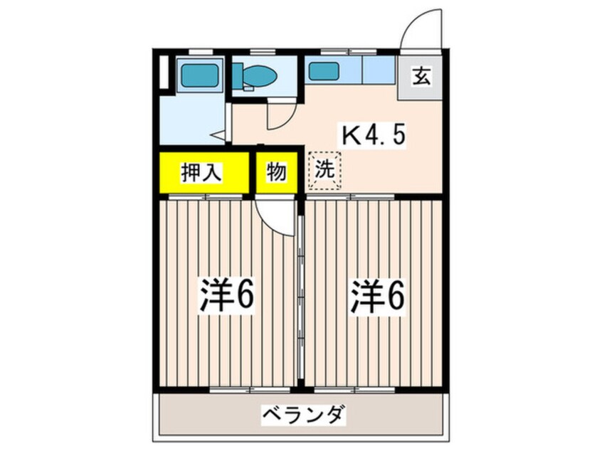 間取図 琴音フラット