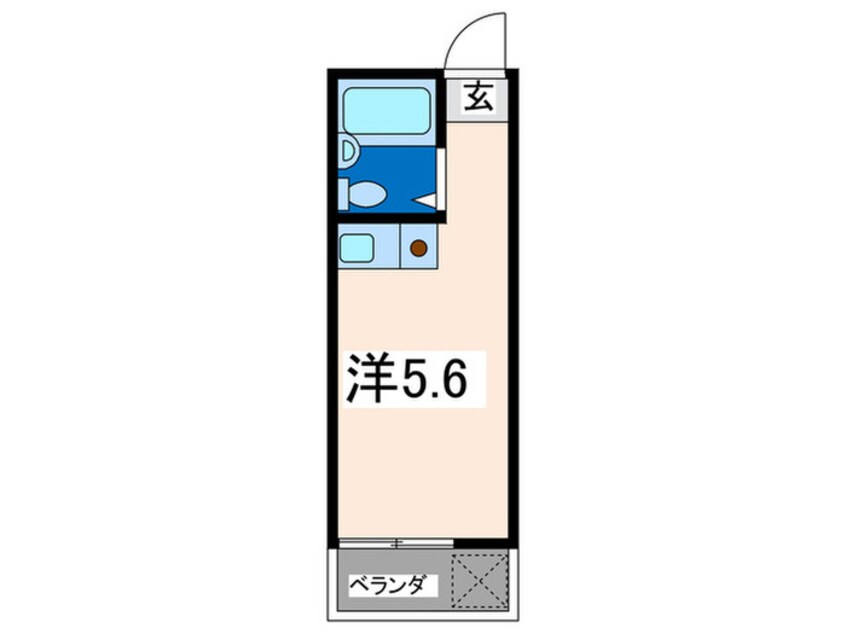 間取図 ポ－トハイツ能見台