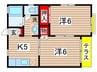 フォ－レストＡ 2Kの間取り