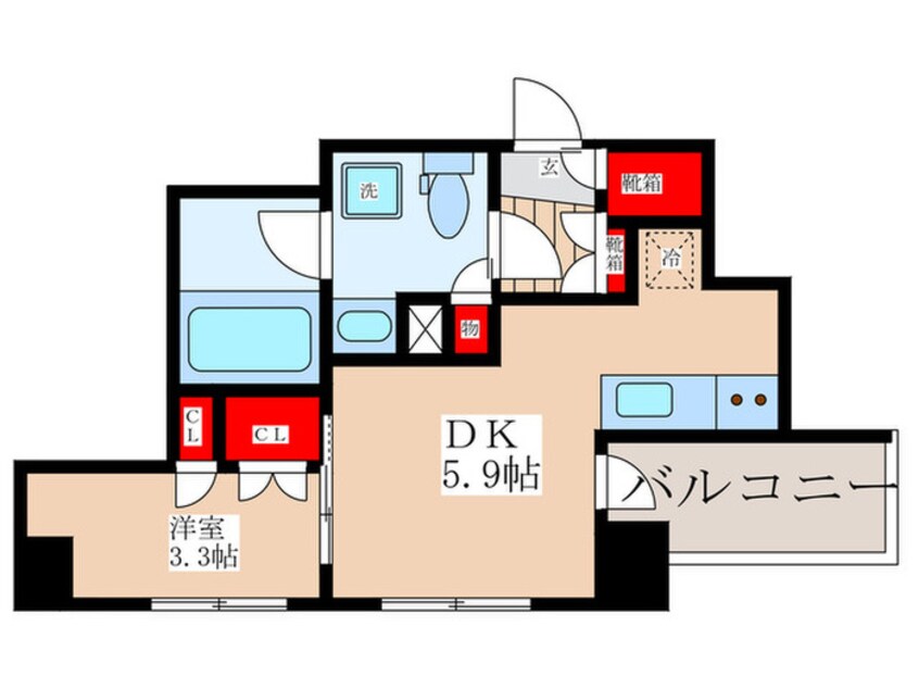 間取図 エムエー月島