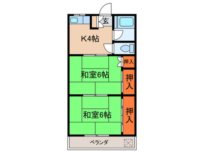 間取図 斉藤コーポ