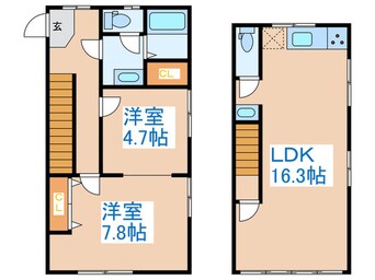 間取図 芦花公園戸建