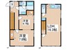 芦花公園戸建 2LDKの間取り