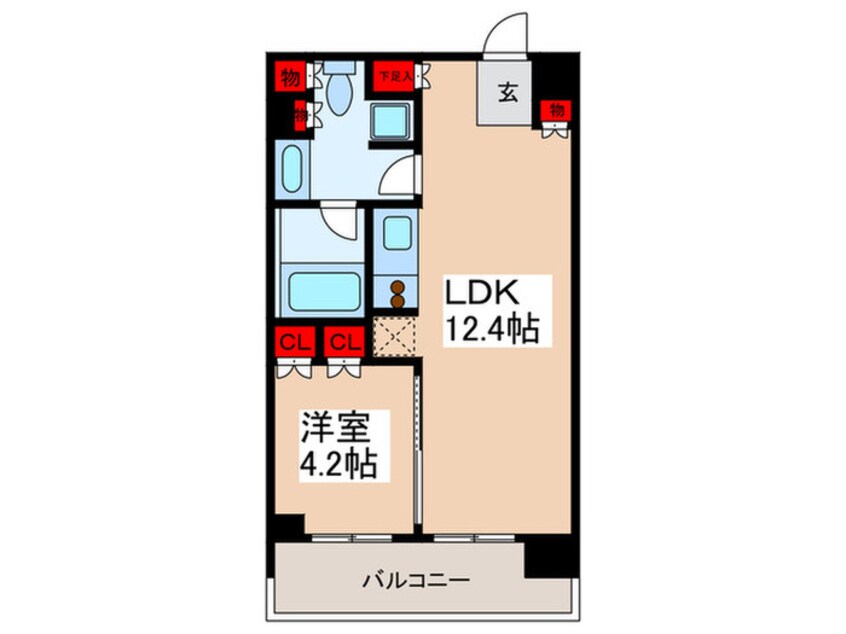 間取図 パ－クアクシス東陽町