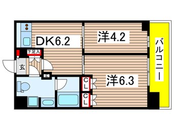 間取図 パ－クアクシス東陽町
