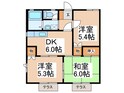 エルドミ－ルＡの間取図