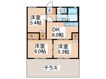 間取図 エルドミ－ルＡ