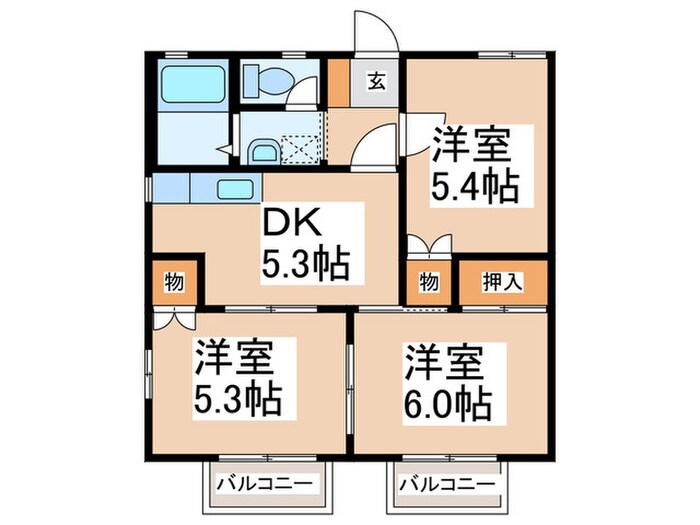 間取り図 エルドミ－ルＡ