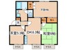 メイプルハイツ 3DKの間取り