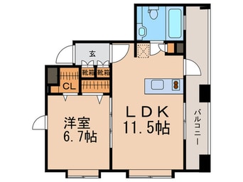 間取図 ステージグランデ文京大塚(701)