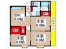 レジデンス齊藤 3DKの間取り