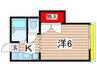 セブンハイツ平田 1Kの間取り