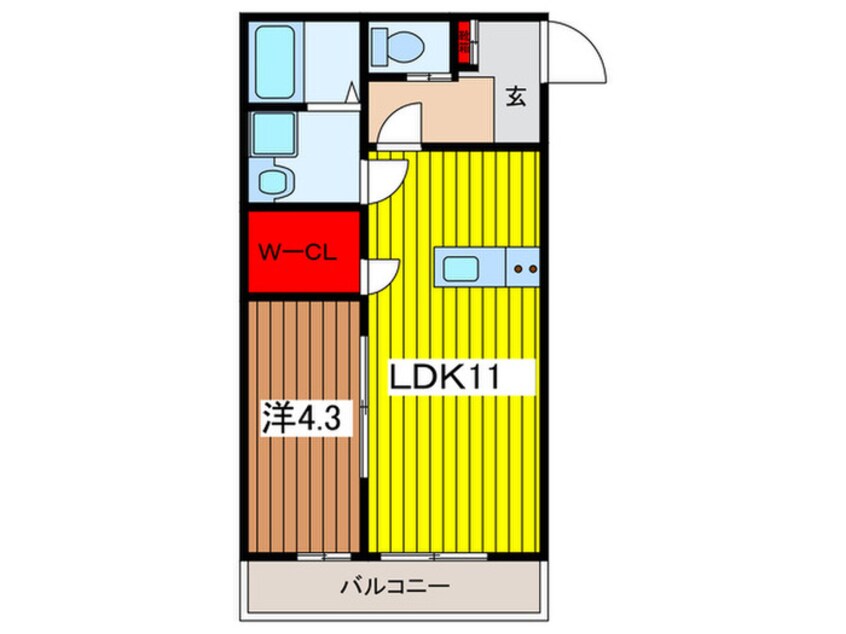 間取図 仮）キャメル岩槻加倉