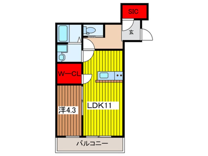 間取図 仮）キャメル岩槻加倉