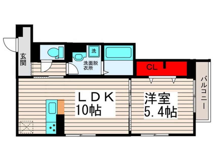 間取図 コリーヌ　オ　フルール