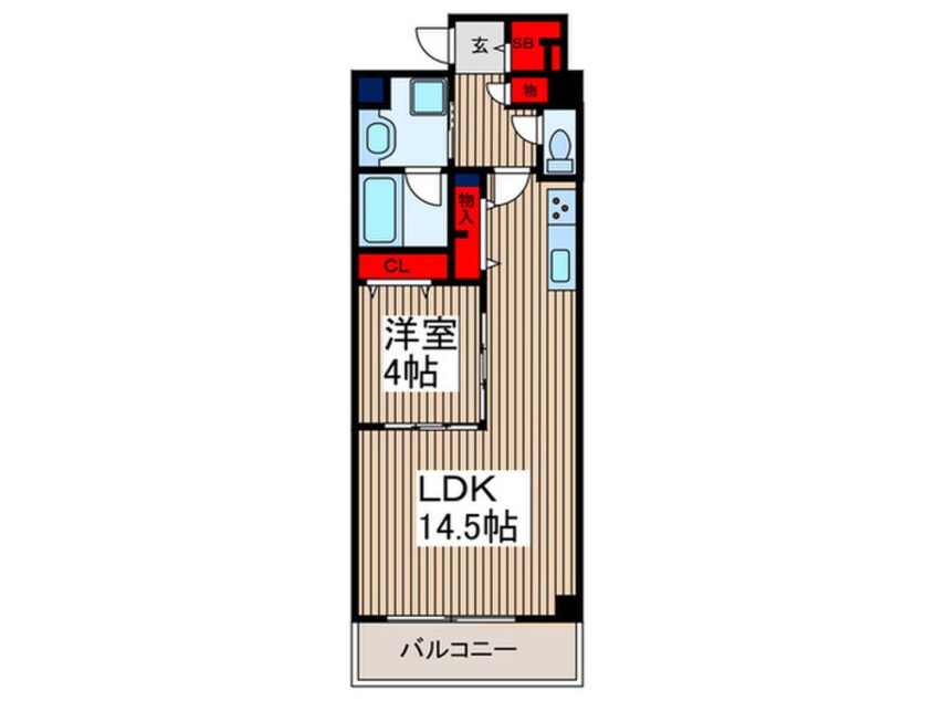 間取図 BLUE　ROOM