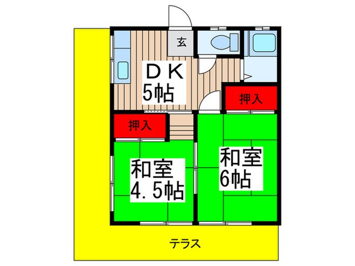 間取り図 ダイヤハイツ２