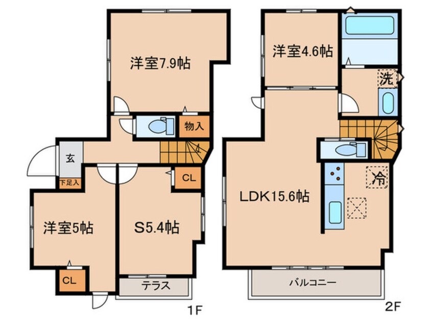 間取図 Kolet中河原#3