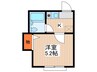 ＯＺ弐番街Ａ 1Kの間取り