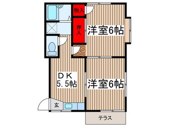 間取図 コーポかわせみ