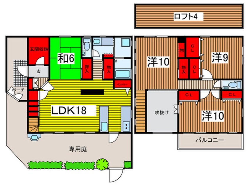 間取図 レントハウス七里