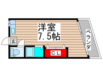 間取図 ベイシティ船橋ビル