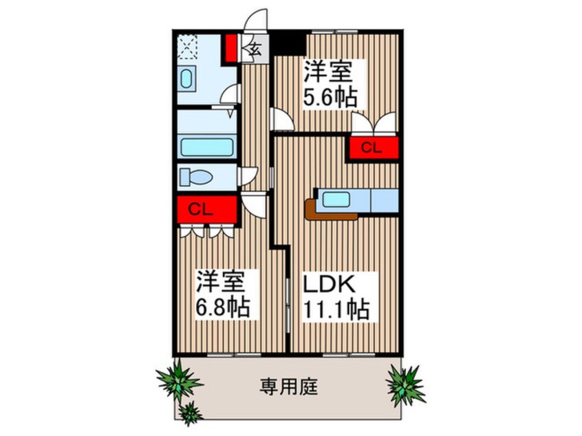 間取図 サン・キャッスル